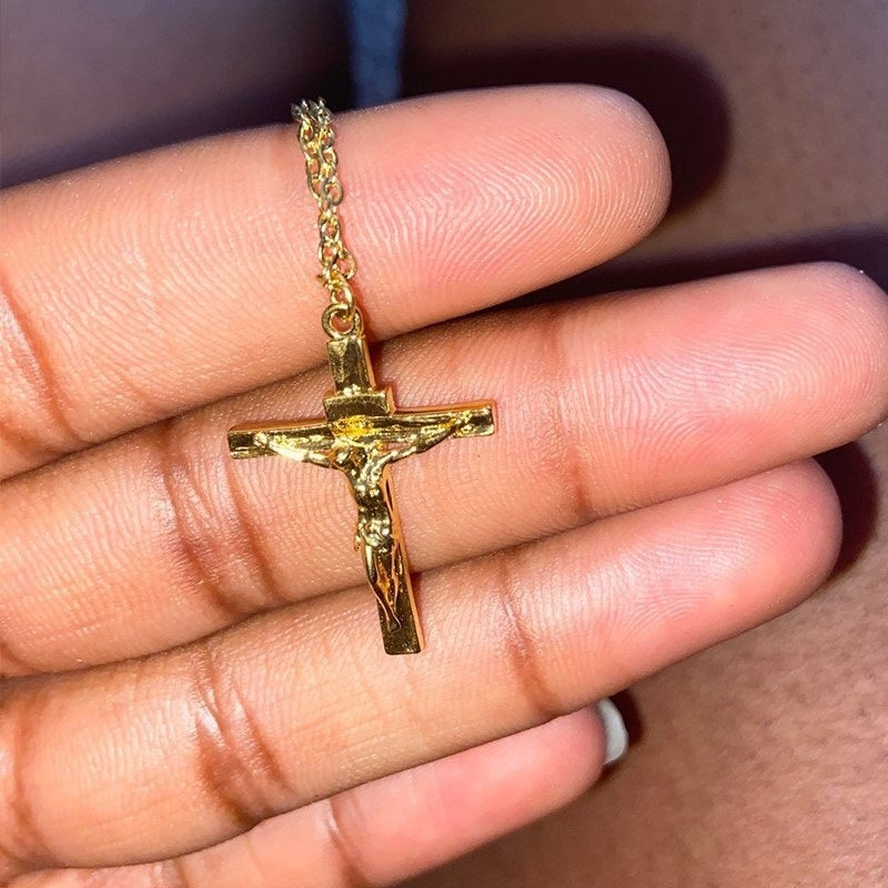 Men Cross Gifts Necklace Party Man