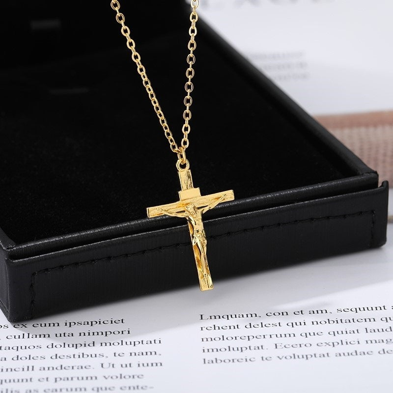 Men Cross Gifts Necklace Party Man