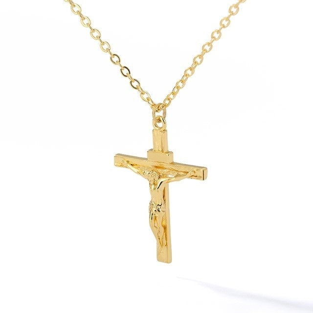 Men Cross Gifts Necklace Party Man