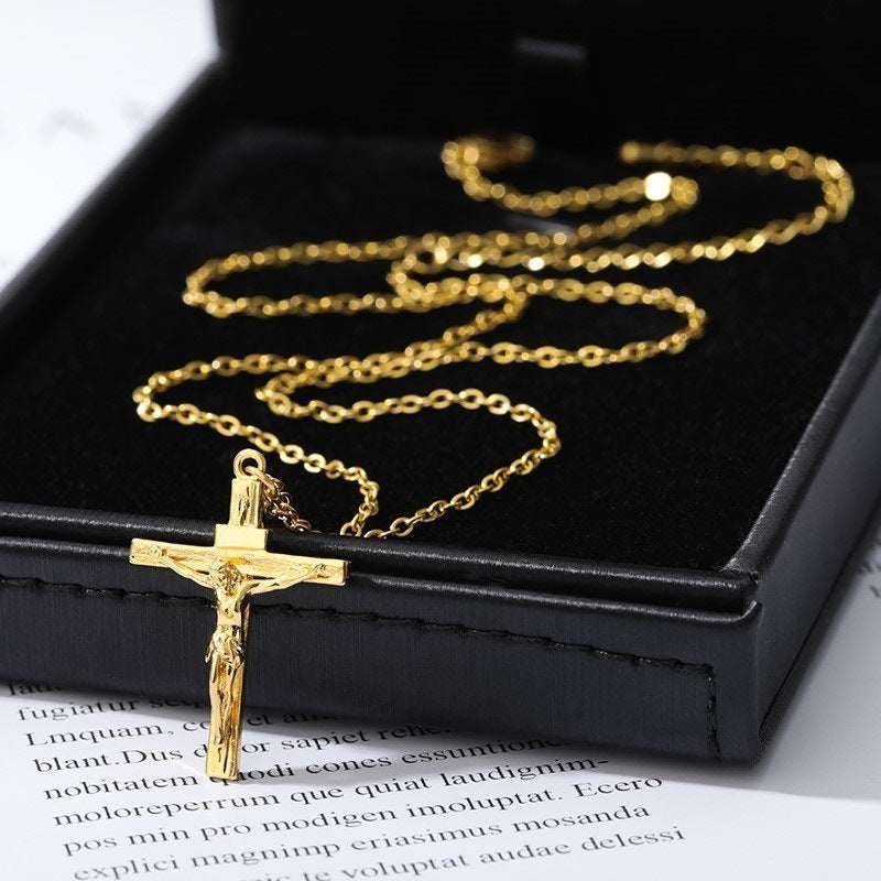 Men Cross Gifts Necklace Party Man