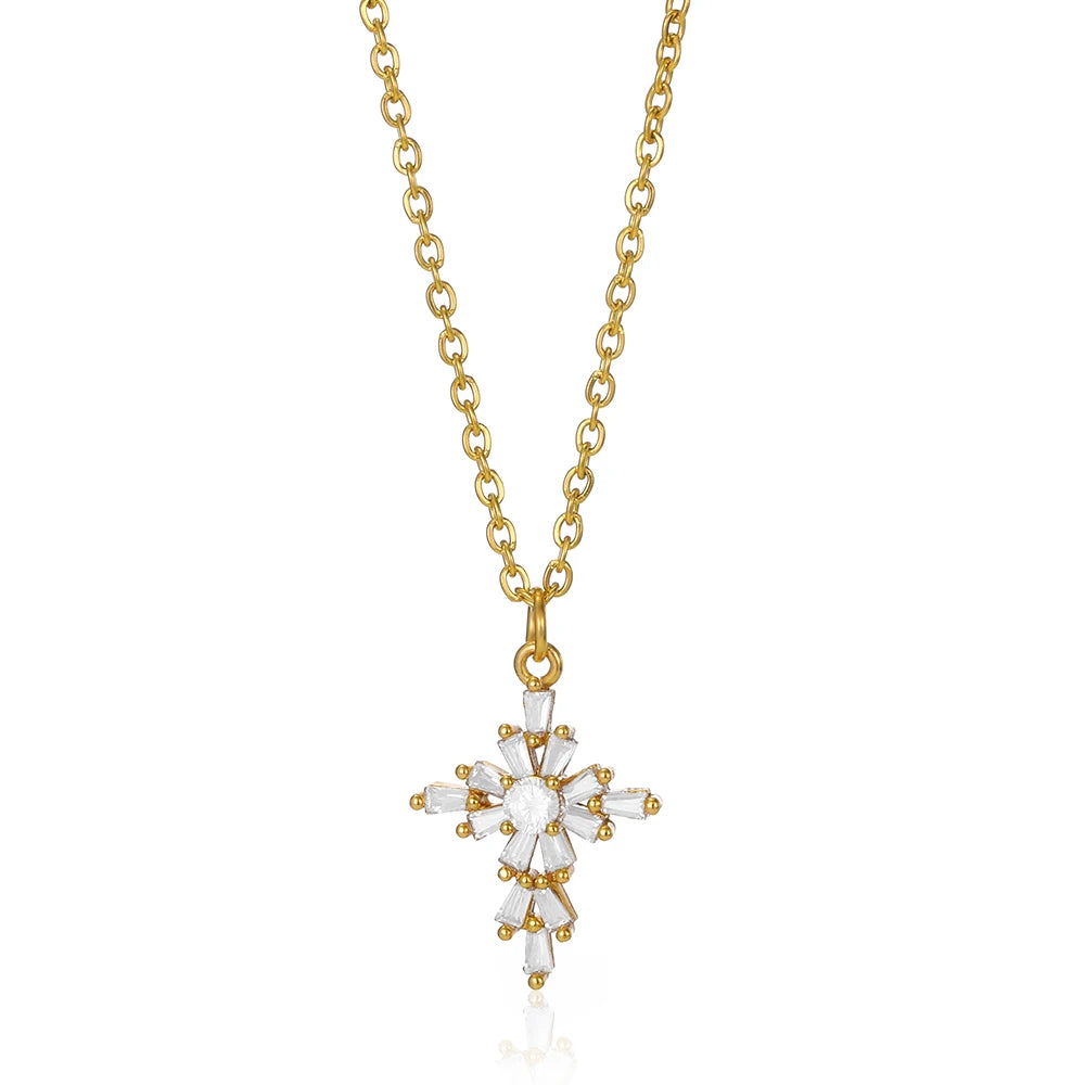 Men Cross Gifts Necklace Party Man