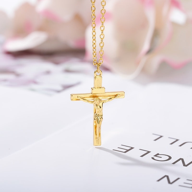 Men Cross Gifts Necklace Party Man